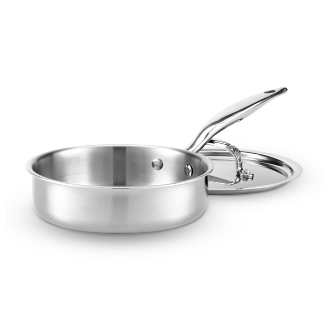 Heritage Steel 'Titanium Series' 1.5 Qt Sauté Pan with Lid