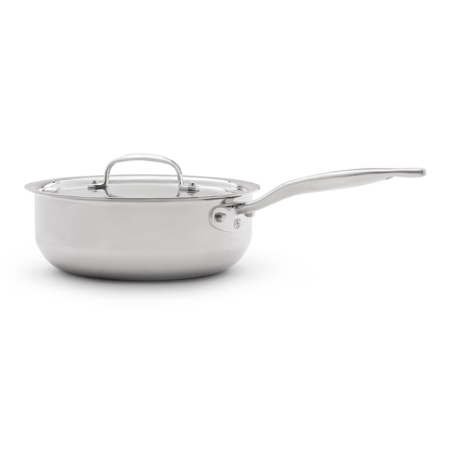 Heritage Steel 3 Qt Saucier Pan with Lid