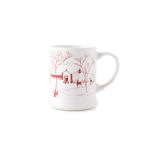 Juliska Country Estate Winter Frolic ‘Mr. & Mrs. Claus’ Ruby Mug