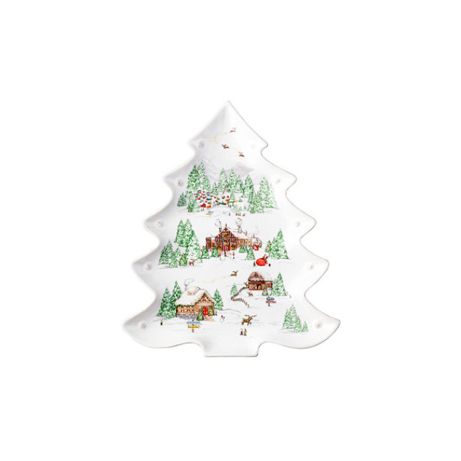 Juliska Berry & Thread North Pole Tree Platter 