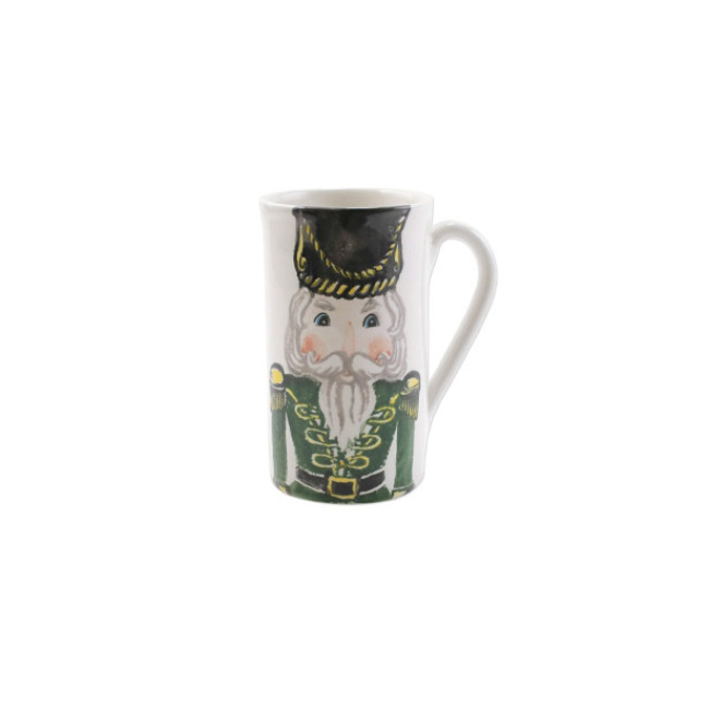 Vietri Nutcrackers Latte Mug w/ Soldier