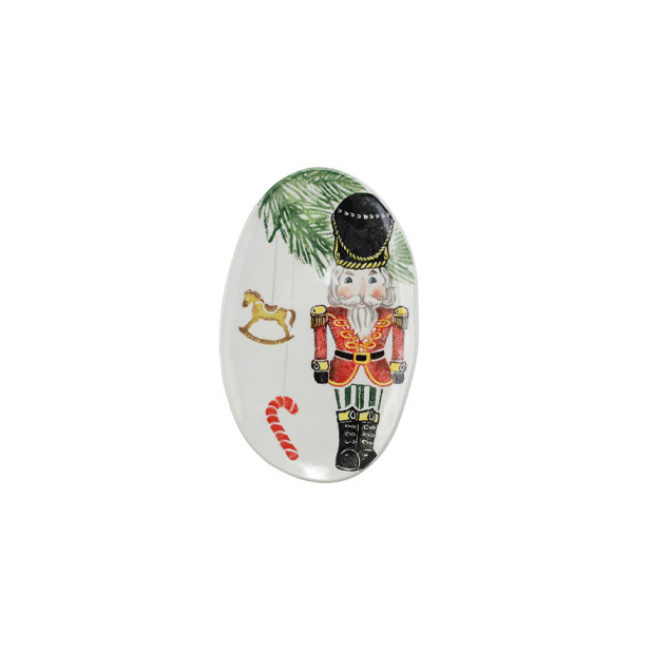 Product Vietri Nutcrackers Small Oval Platter