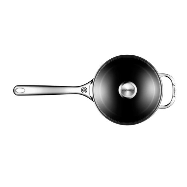 3 Qt. Saucepan with Glass Lid (Toughened Nonstick Pro), Le Creuset