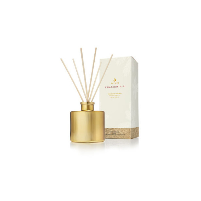 THYMES Frasier Fir Petite Gold Reed Diffuser