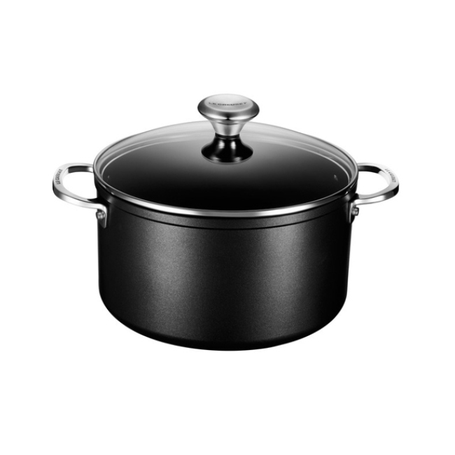 30 QT Non-stick Stockpot with Glass Lid – R & B Import