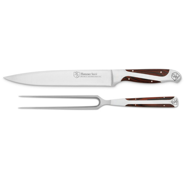 Hammer Stahl Carving Knife and Fork Gift Set