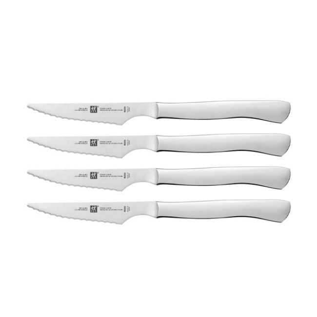 Product Zwilling J A Henckels TWIN 4 Pc, Stainless Steel Serrated Steak Knife Set