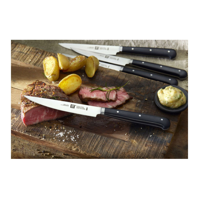 Zwilling Porterhouse 4-Piece Steak Knife Set in Beechwood Box