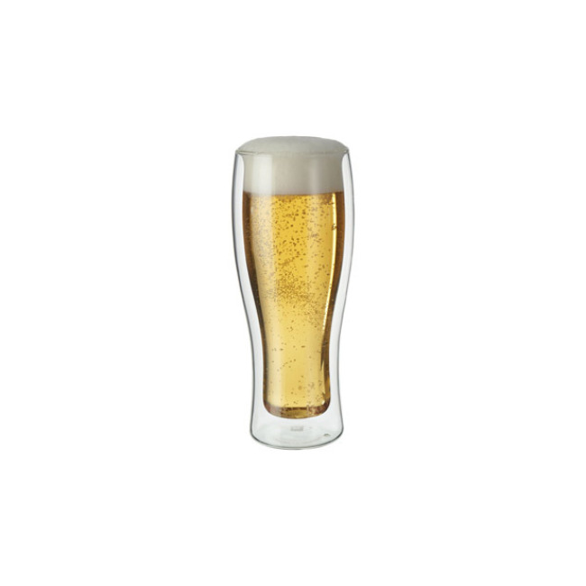 Product Zwilling J A Henckels Sorrento Bar, Double-Wall 14.0 oz. Pilsner Beer Glass, Set of 2