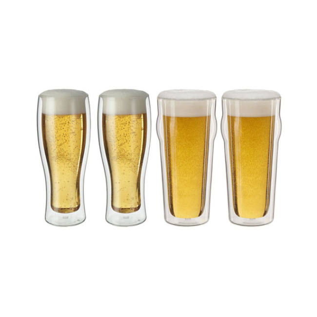 Product Zwilling J A Henckels Sorrento Bar 4 Pc, Double-Wall 16 oz. Pint & 14 oz. Pilsner Glass Set