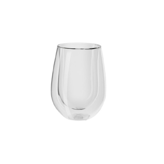 Zwilling Sorrento Bar, Double-Wall Stemless White Wine Glasses, Set of 8 3