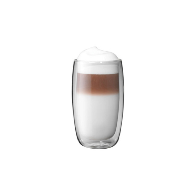 Product Zwilling J A Henckels Sorrento, Double-Wall 11.8 oz. Glass Latte Cups, Set of 2