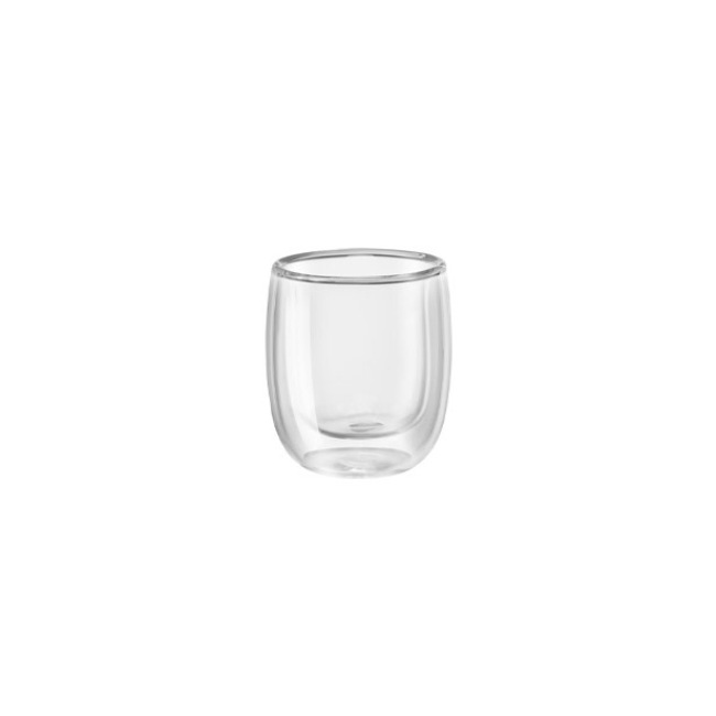 Zwilling J A Henckels Sorrento, Double-Wall 2.7 oz. Glass Espresso Cups, Set of 2 1