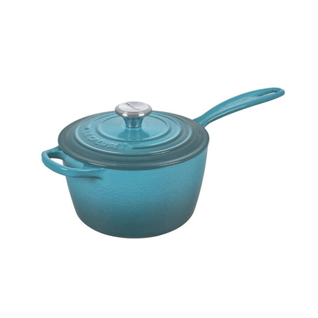 Le Creuset Signature 1.75 Qt Saucepan | Caribbean Blue