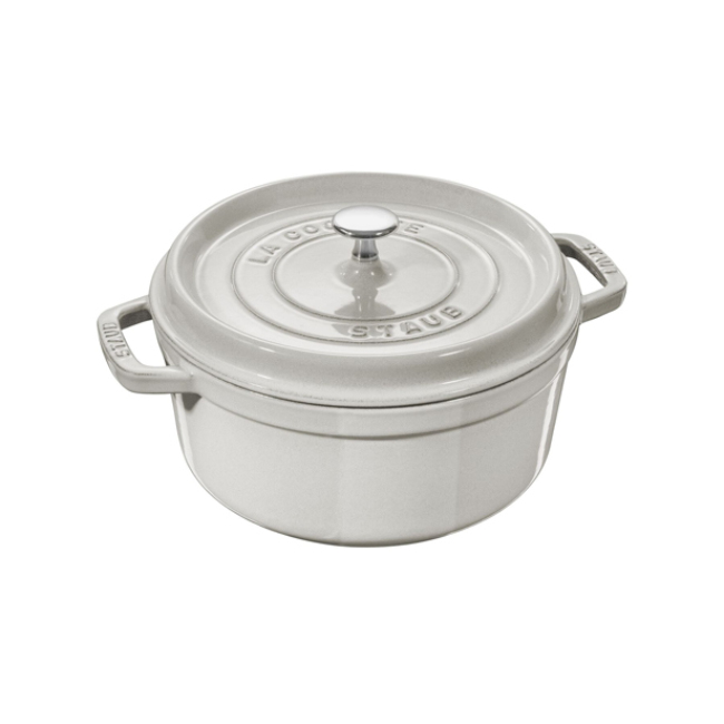 Staub Cast Iron Round 4 Qt Cocotte | Truffle