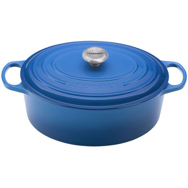 Le Creuset Signature Enameled Cast Iron Oval Dutch Oven, 9.5-Quart, 5  Colors on Food52