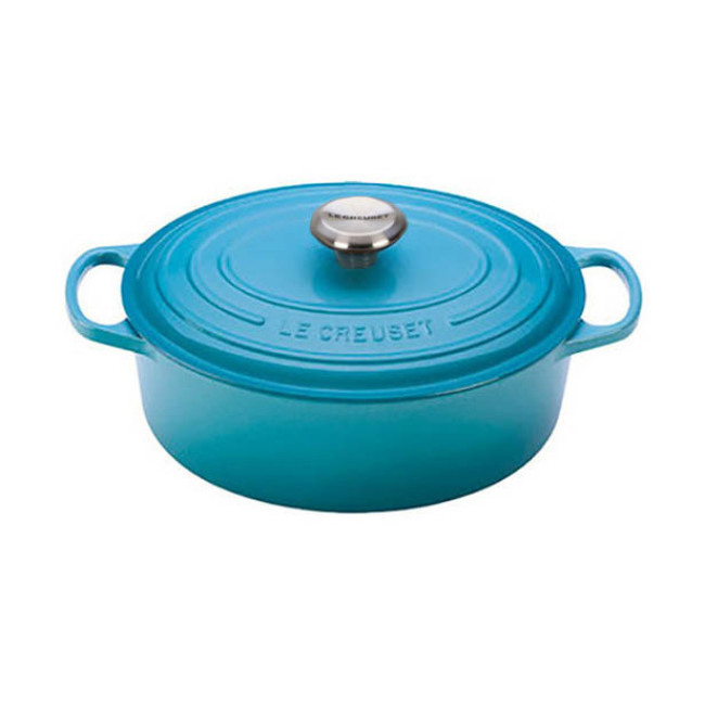 Le Creuset Magnetic Wooden Trivet with Silicone Rings for Dutch