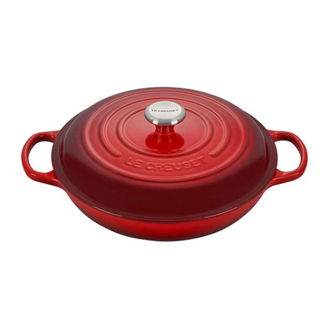 Product Le Creuset Signature 3.5 Qt. Braiser | Cerise Red