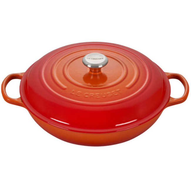 Le Creuset Signature Cast Iron 7.5 qt. Flame Chef's Oven