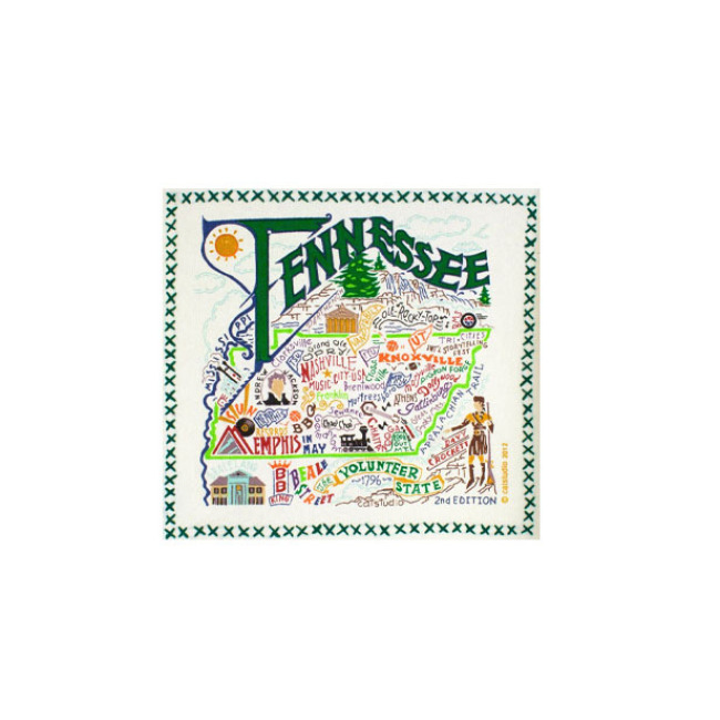 Catstudio State of Tennessee Dish Towel 1