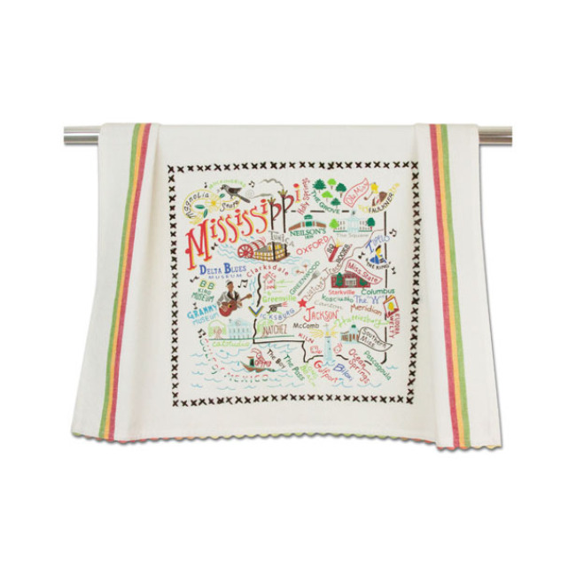 Product Catstudio State of Mississippi Dish Towel