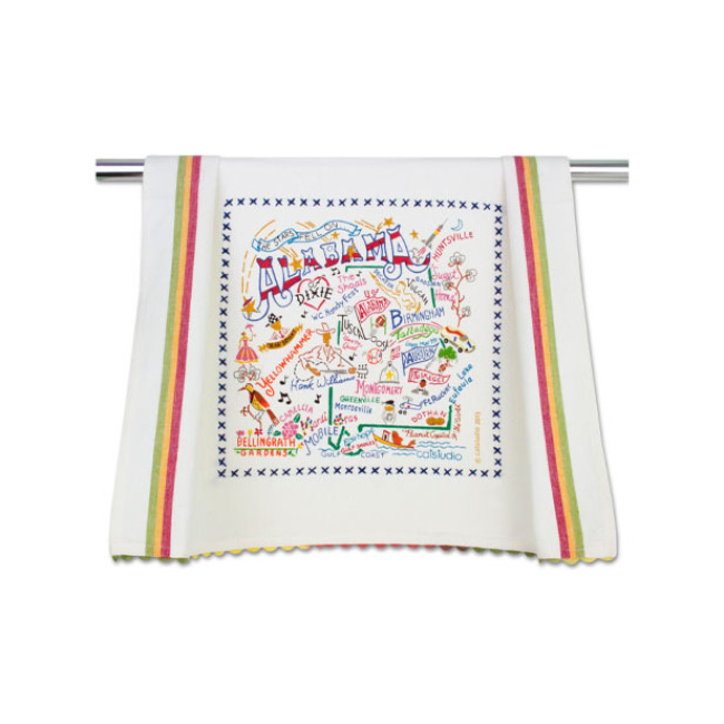 Product Catstudio State of Alabama Dish Towel