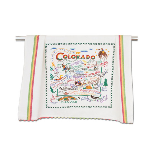 Catstudio State of Colorado Dish Towel