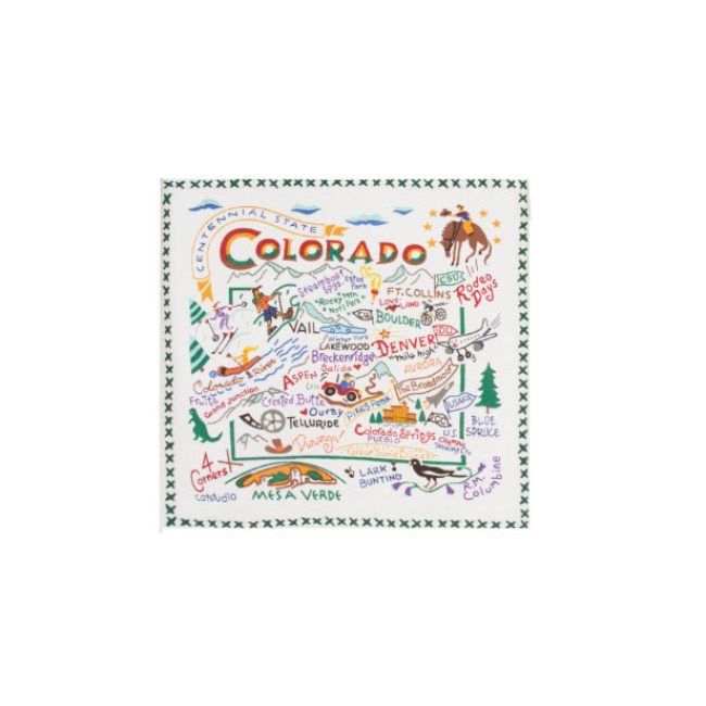 Catstudio State of Colorado Dish Towel 1