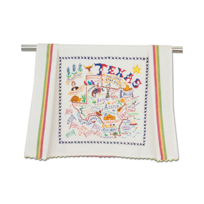 Catstudio State of Texas Dish Towel