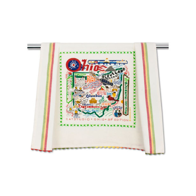 Product Catstudio State of Ohio Dish Towel