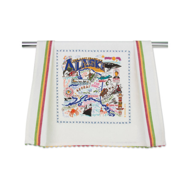 Product Catstudio State of Alaska Dish Towel