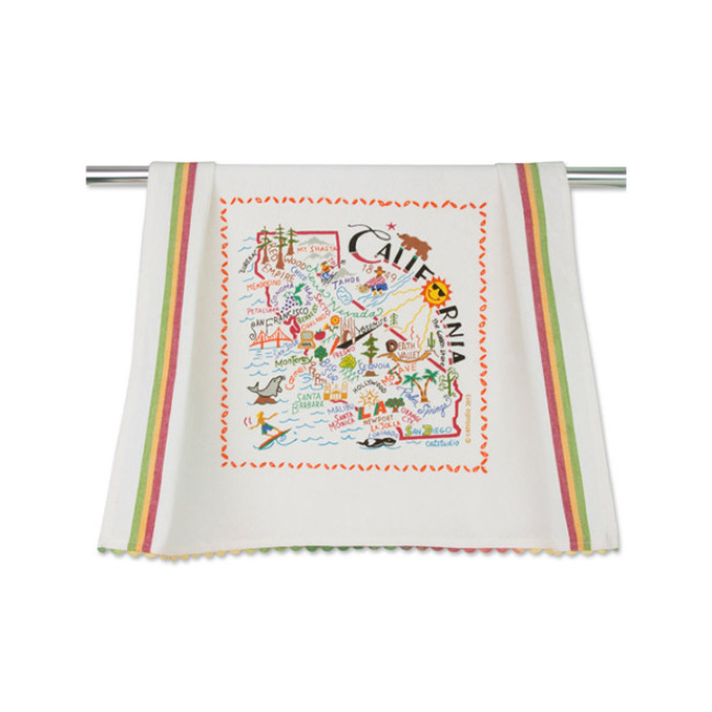 Product Catstudio State of California Dish Towel