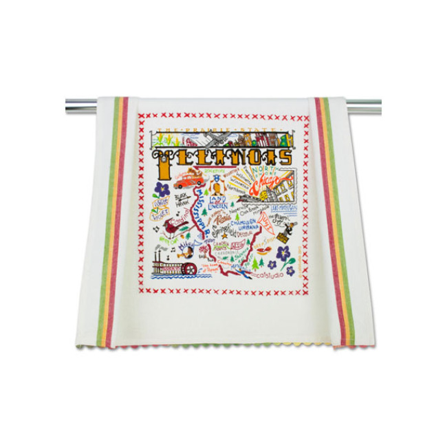 Product Catstudio State of Illinois Dish Towel