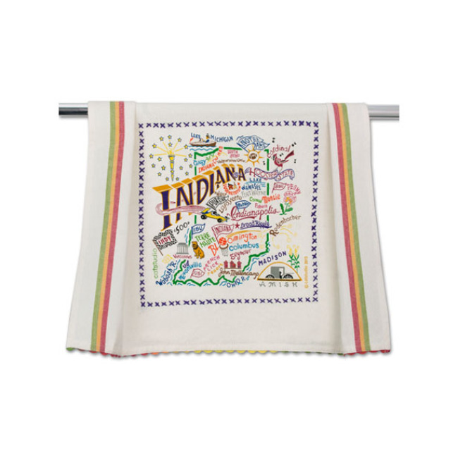Product Catstudio State of Indiana Dish Towel	