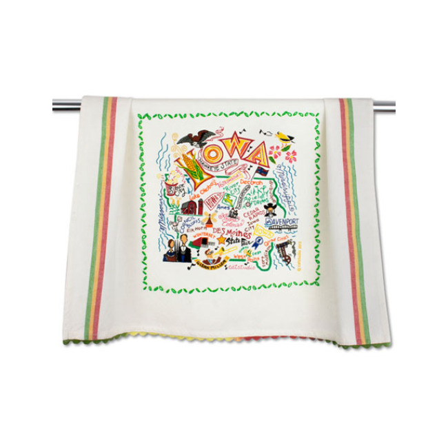 Product Catstudio State of Iowa Dish Towel