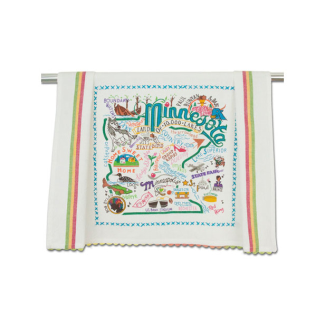 Catstudio State of Minnesota Dish Towel