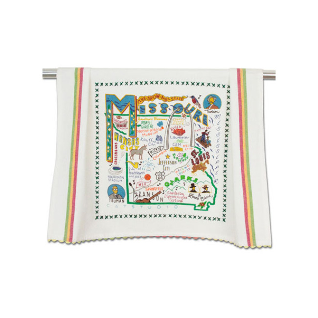 Catstudio State of Missouri Dish Towel