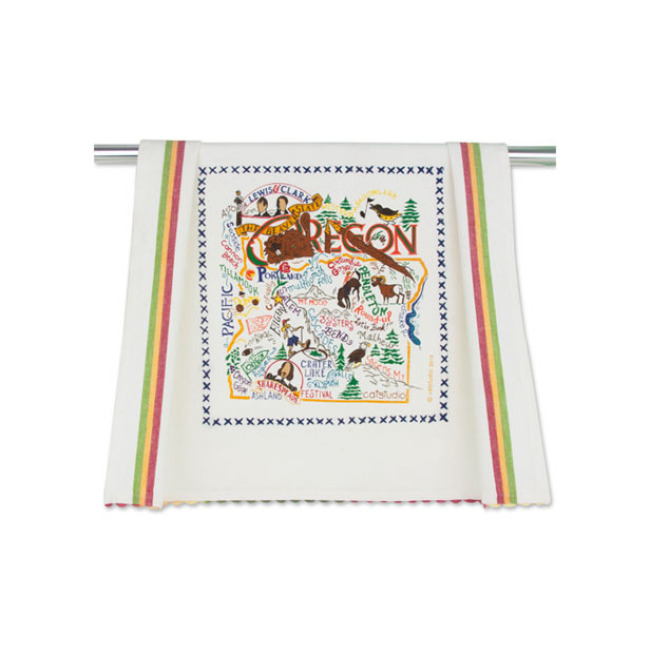 Product Catstudio State of Oregon Dish Towel