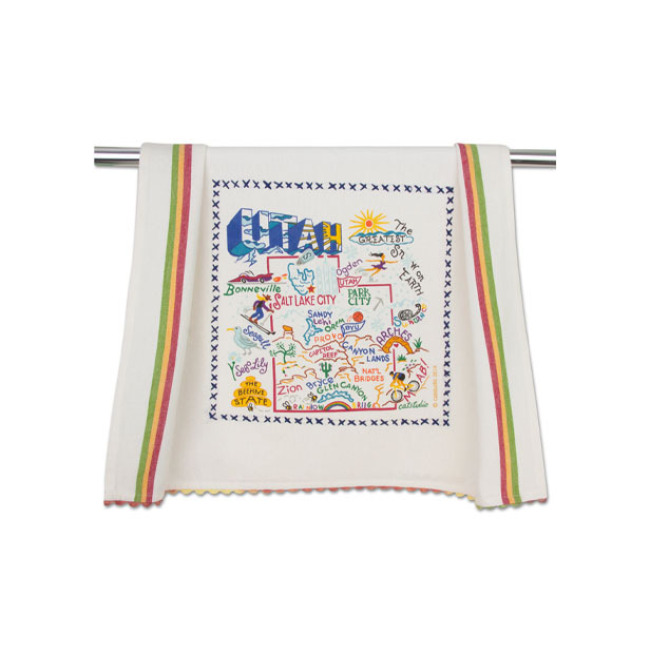 Catstudio State of Utah Dish Towel