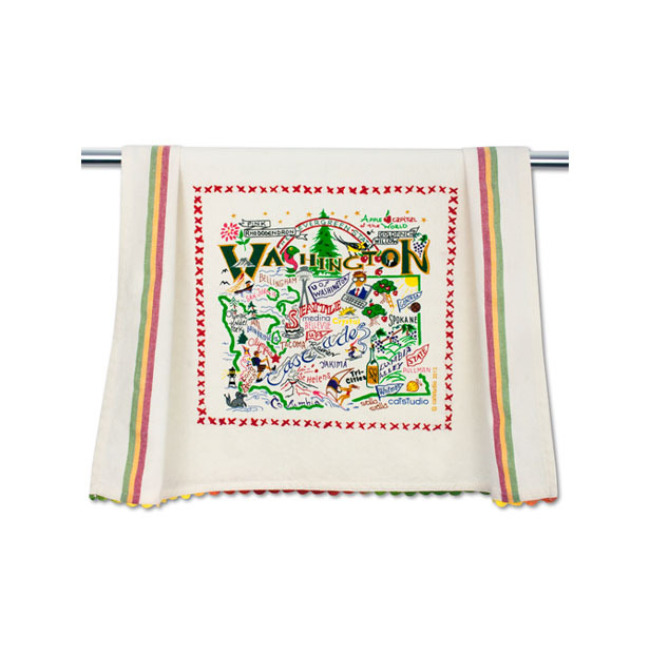 Catstudio State of Washington Dish Towel