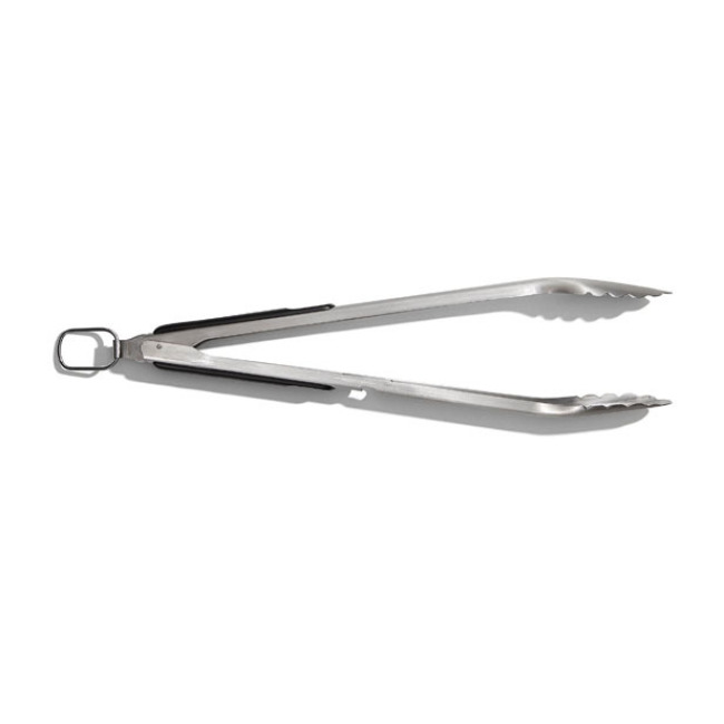 OXO Good Grips Grilling Tongs with Built-In Bottle Opener
