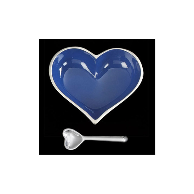 Inspired Generations Happy Blue Heart w/ Heart Spoon