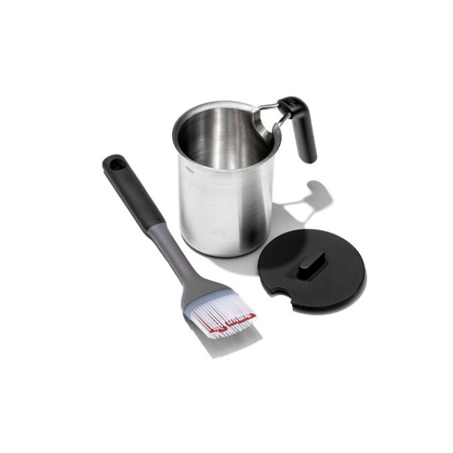 OXO Good Grips Basting Pot and Brush Set  1