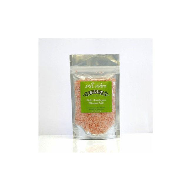 SALT Sisters Coarse Pink Himalayan Mineral Salt, Medium Grain