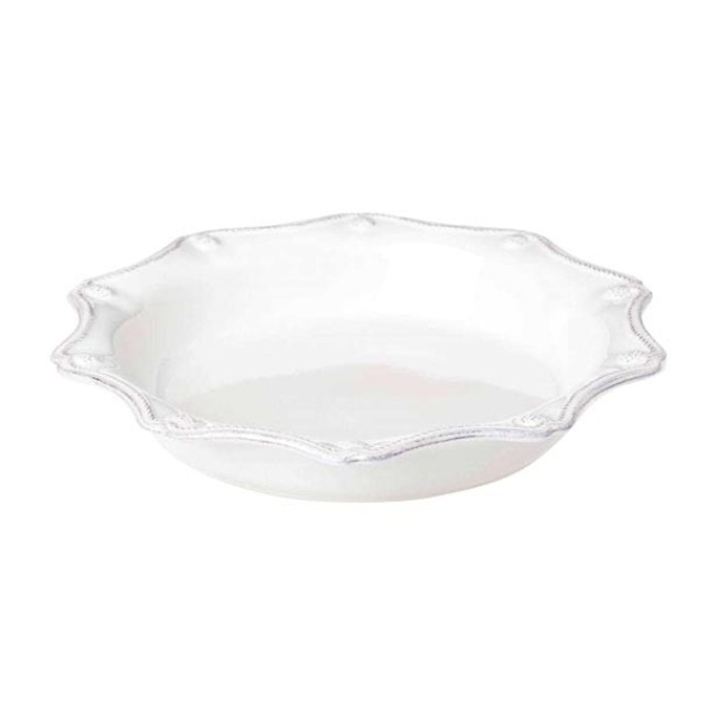 Juliska Berry & Thread Whitewash Pie/Quiche Dish