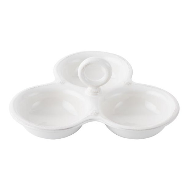 Product Juliska Berry & Thread Whitewash Triple Server