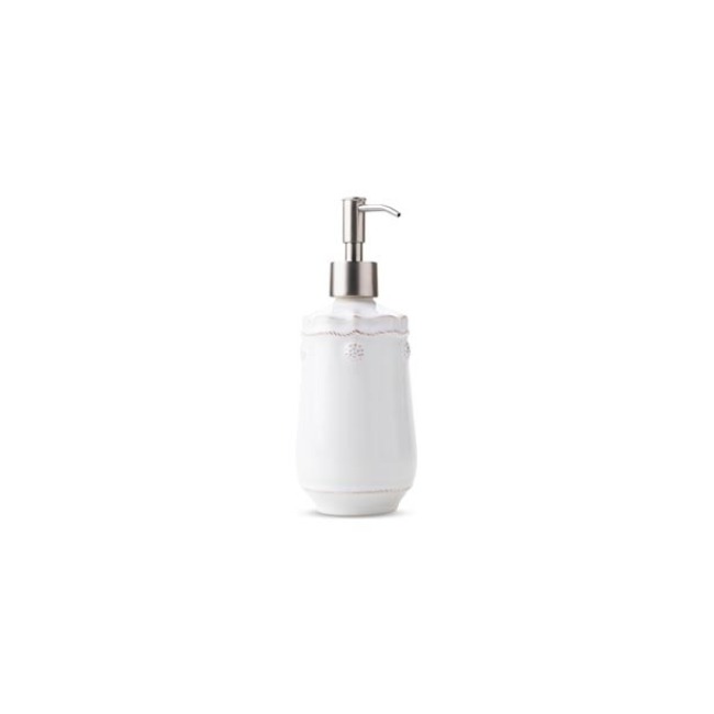 Juliska Berry & Thread Whitewash Soap Pump/Lotion Dispenser