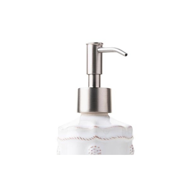 Juliska Berry & Thread Whitewash Soap Pump/Lotion Dispenser 1