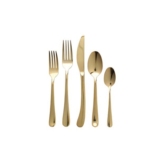 Vietri Settimocielo Oro Five-Piece Place Setting