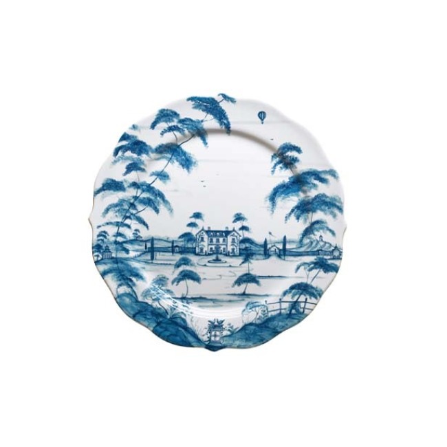 Juliska Country Estate Delft Blue Charger Plate “Main House”